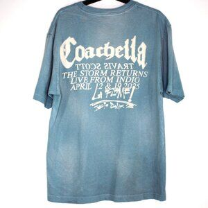 Travis Scott Mens Large La Flame 2025 Coachella Tour Concert T-Shirt K661